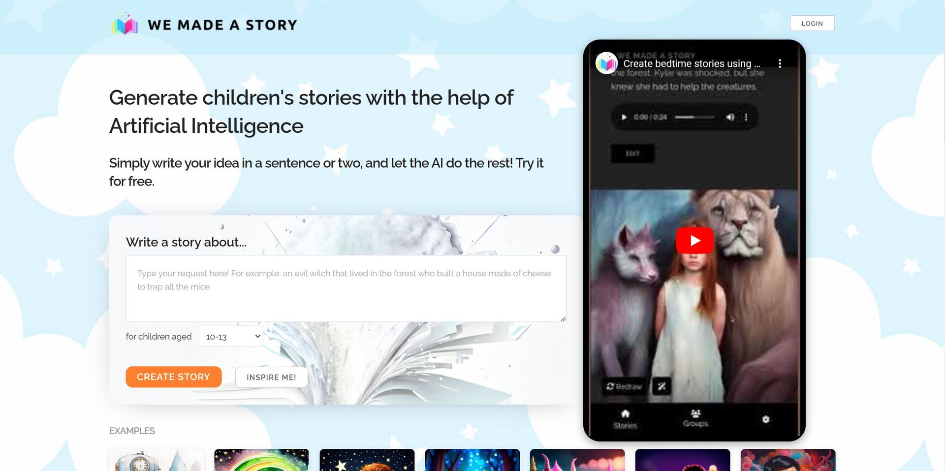 We Made A Story main screenshot