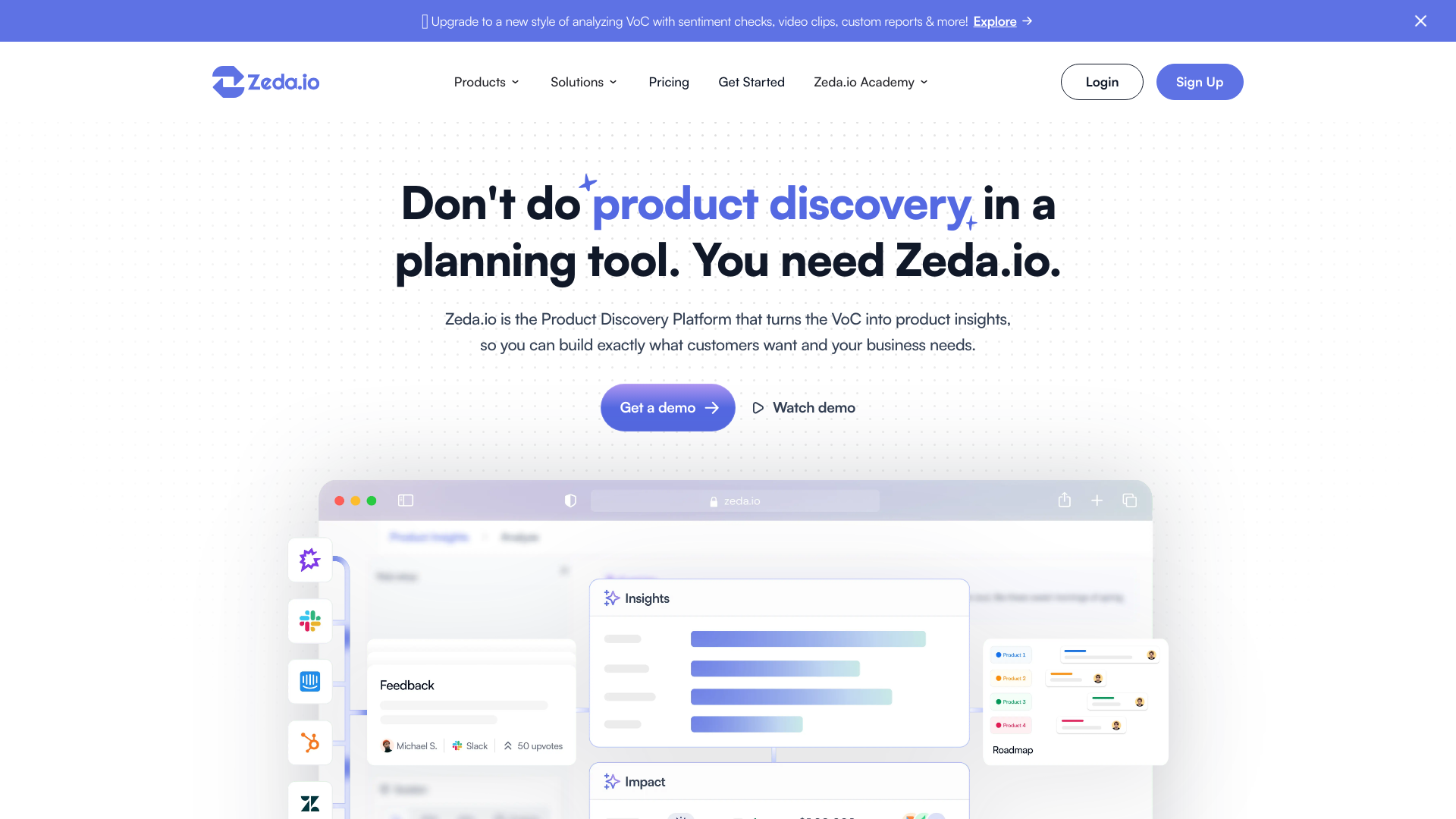 Vista Social main screenshot