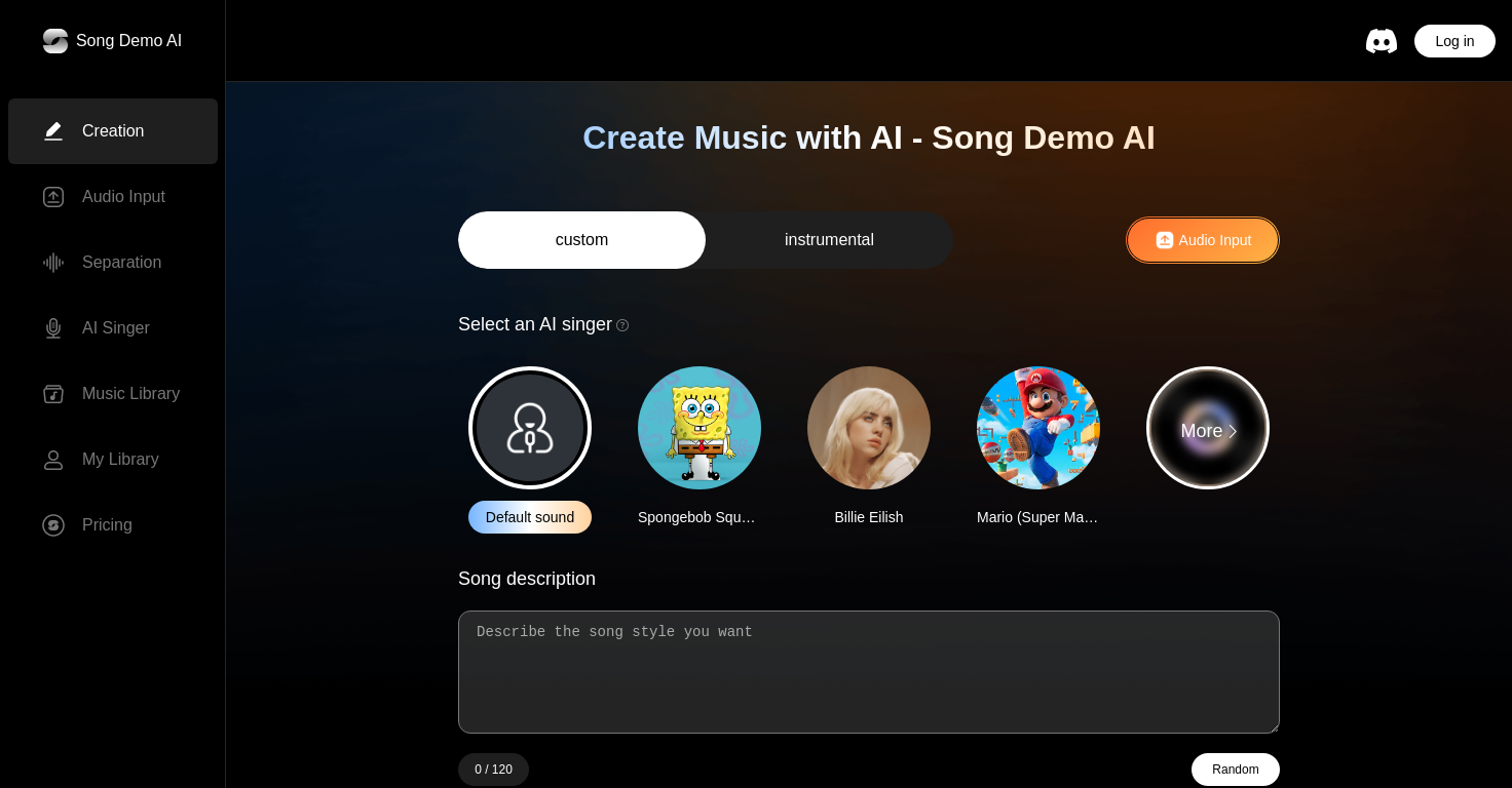 Song Demo AI