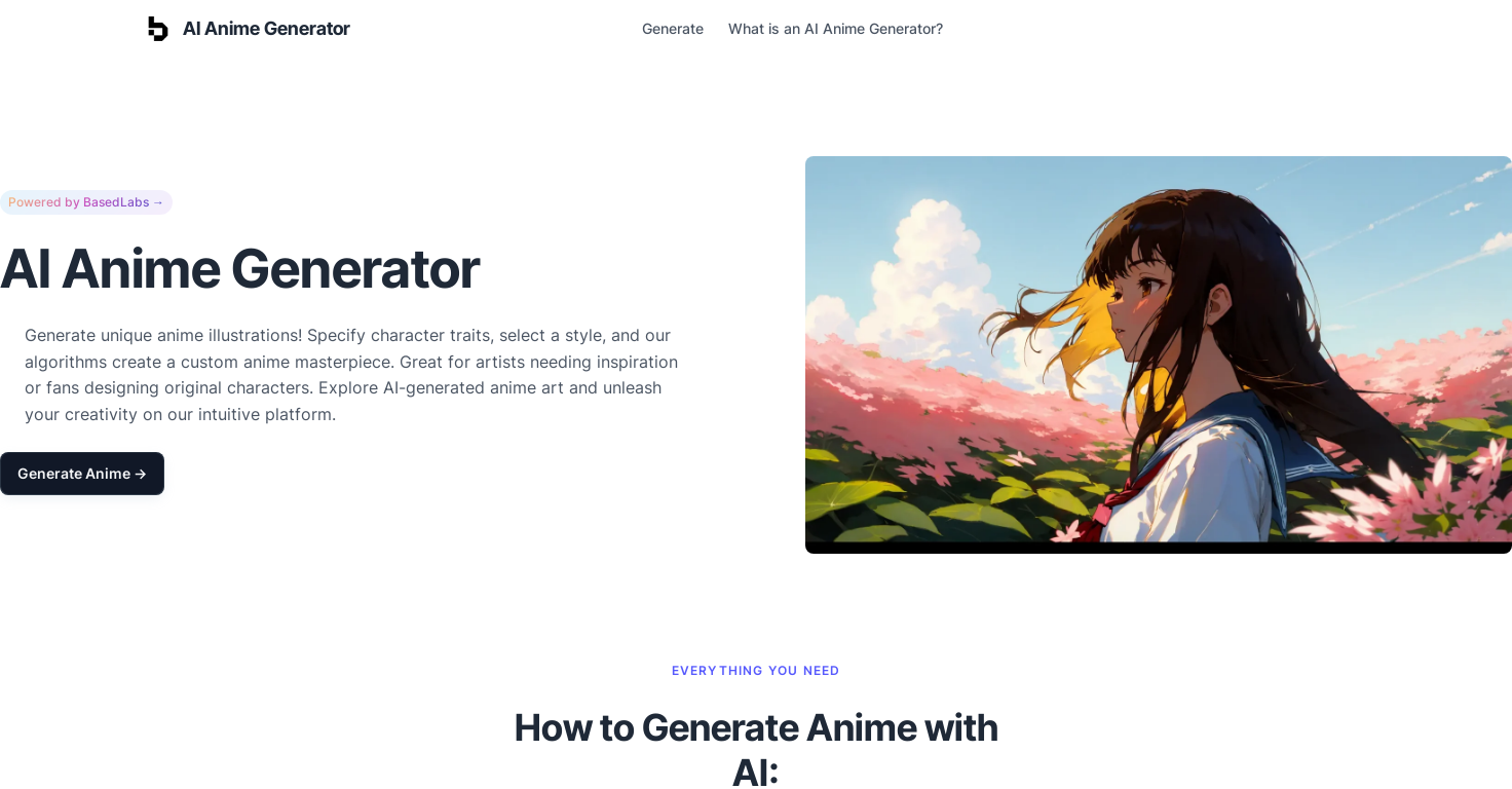 Ai Anime Generator