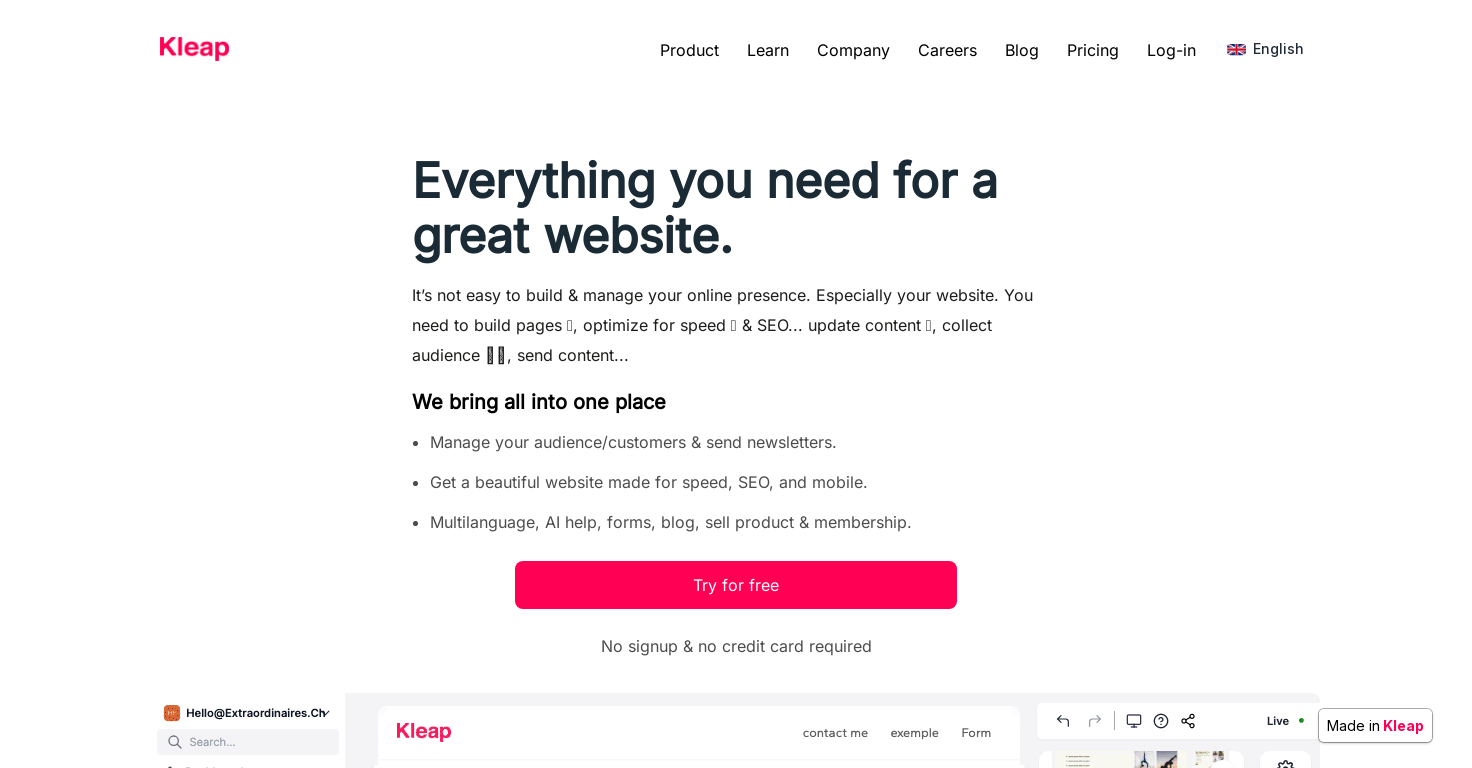 Kleap