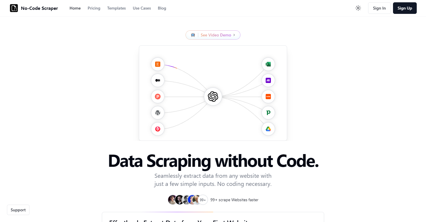 No-Code Scraper