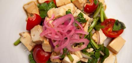 Tofu Watercress Salad