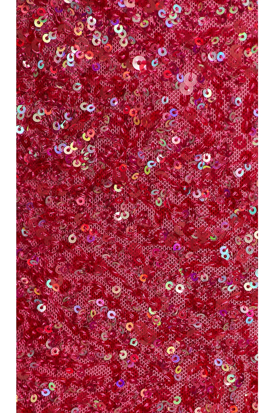 Hot Pink Janhvi Maxi Dress, close-up of iridescent sequin surface