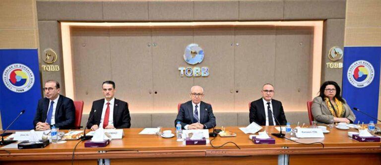 TOBB Türkiye Madencilik Meclisi ÇED Genel Müdürü Fatih Ekmekçi’yi misafir etti