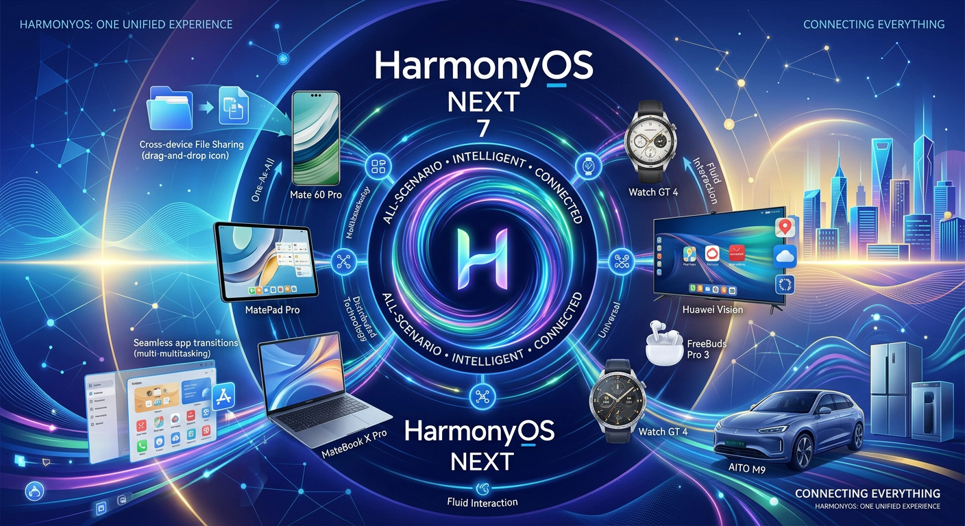 Huawei Just Launched HarmonyOS 7 and It's the Most Serious Challenge to Android and iOS Yet