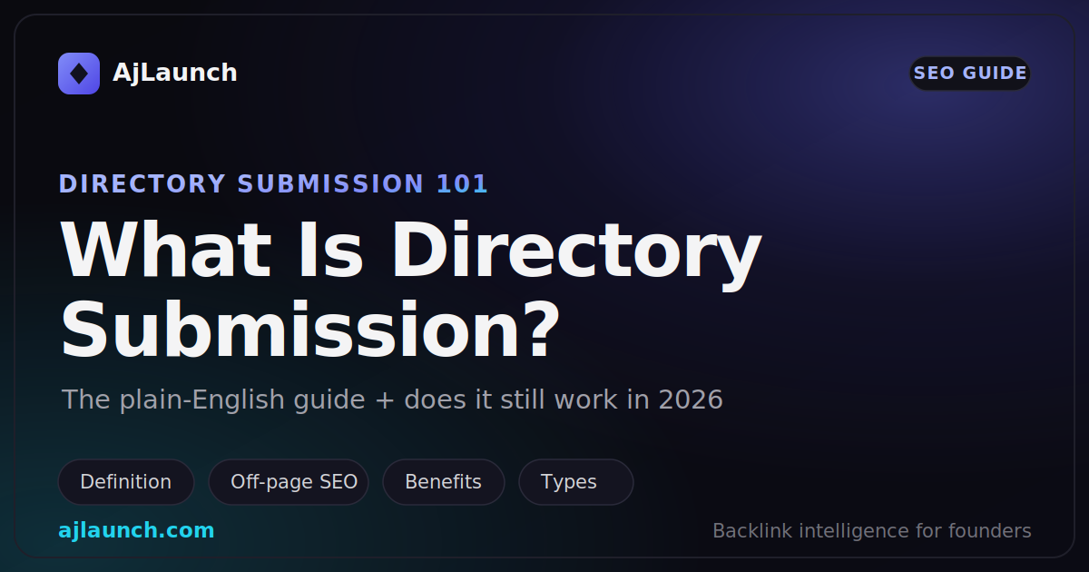 What Is Directory Submission? A Plain-English Guide for 2026