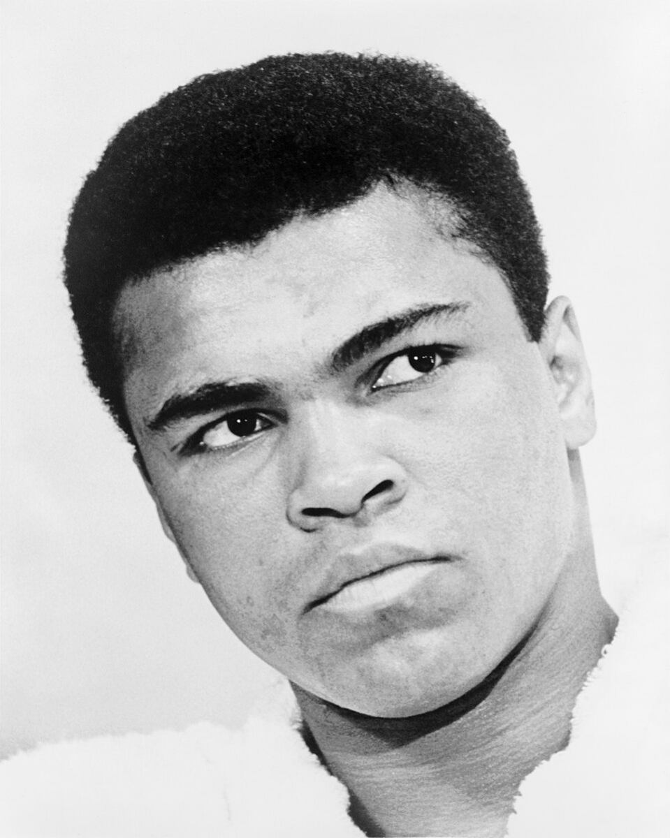 Historical portrait of Muhammad Ali.