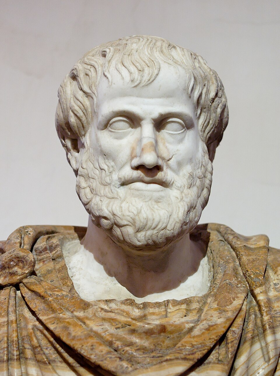 Posthumous artistic likeness of Aristotle.