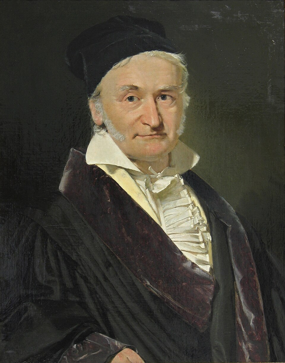Historical portrait of Carl Friedrich Gauss.