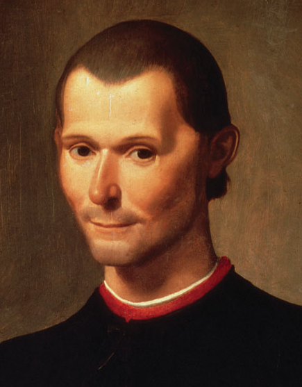 Historical portrait of Niccolo Machiavelli.