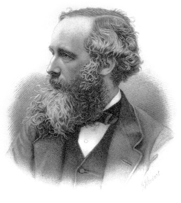 Historical portrait of James Clerk Maxwell.