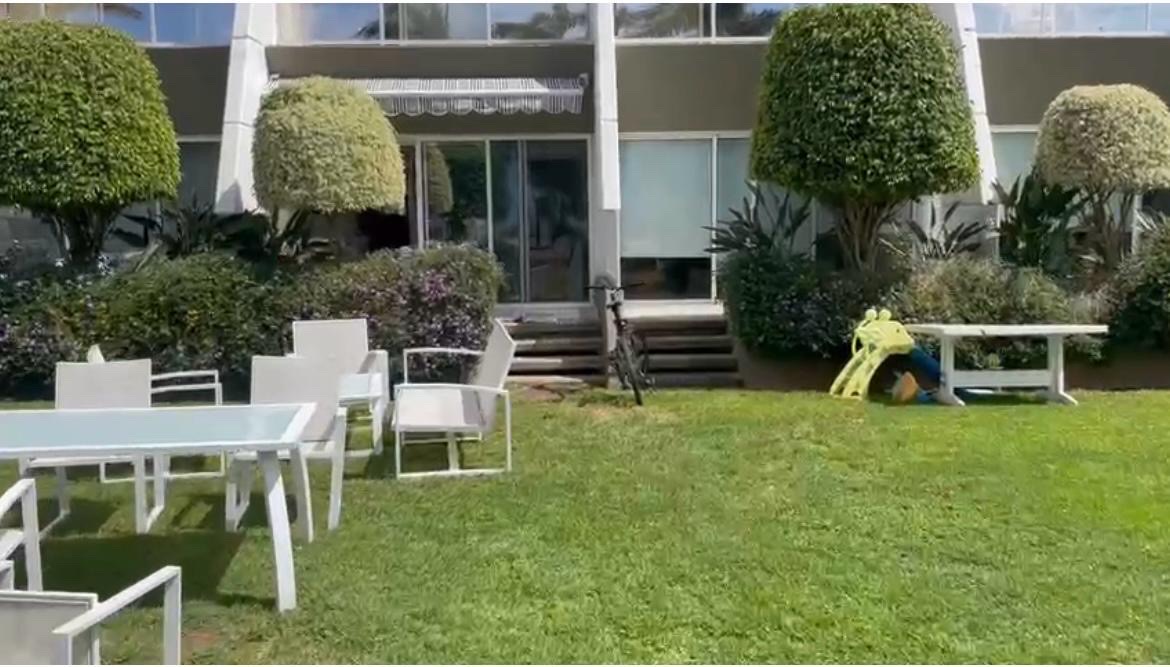 chalet miramar resort ground floor with a special grass terrace
