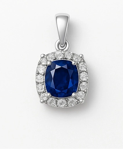 Blue Sapphire Pendant  - Image 1