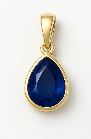 Blue Sapphire Pendant  - Image 1