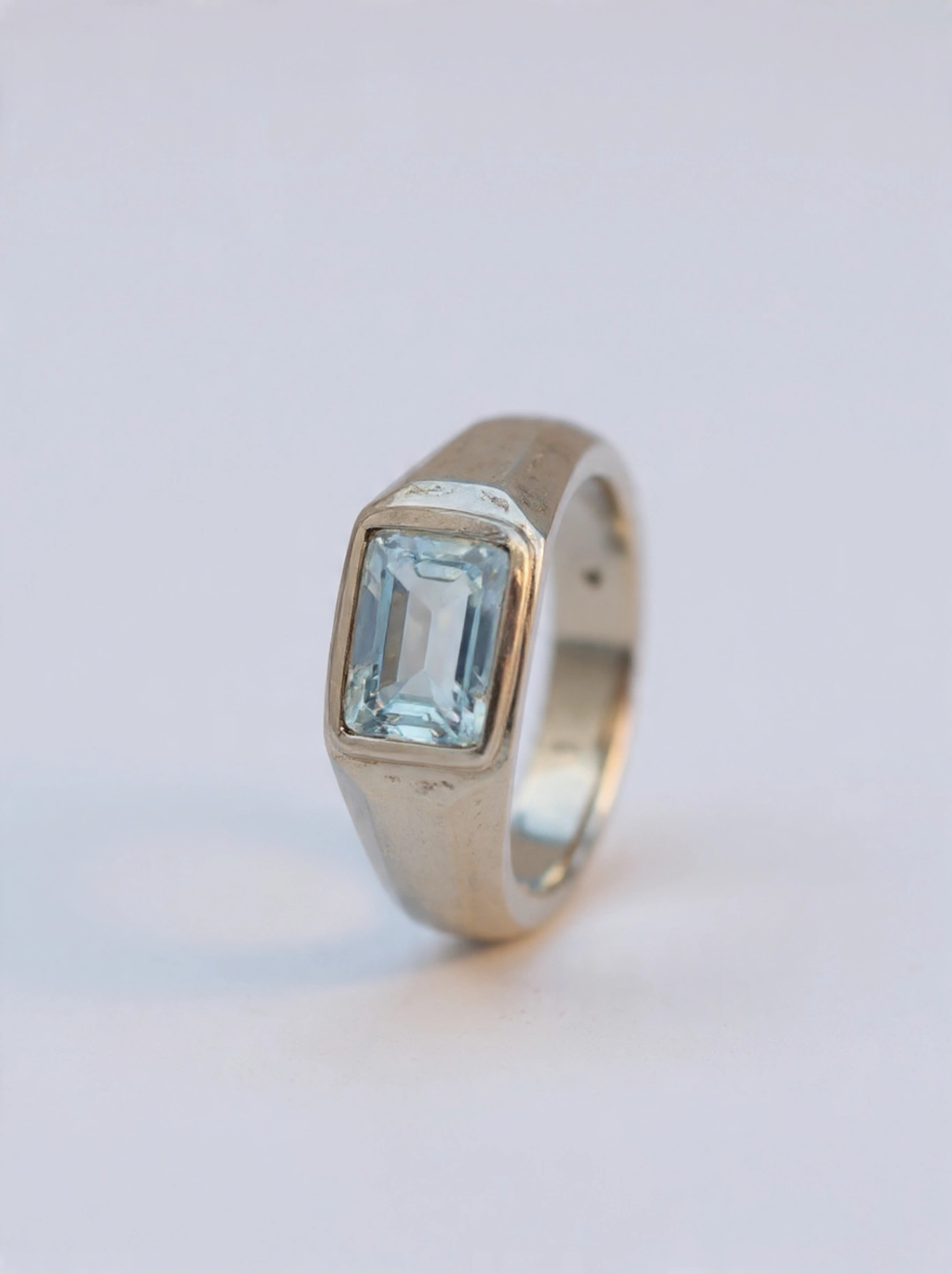 Aquamarine Ring for Men - Image 1