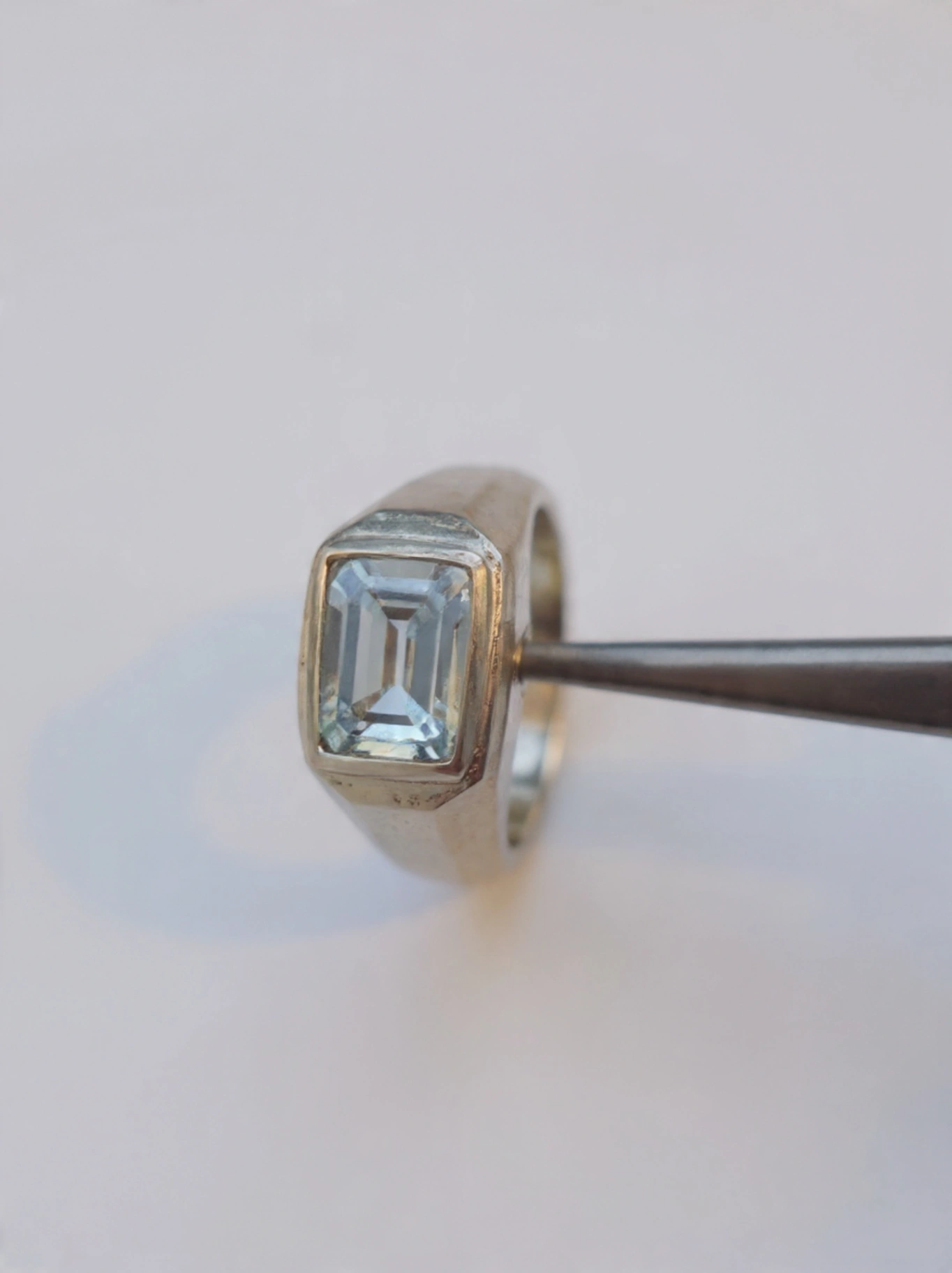 Aquamarine Ring for Men thumbnail 2