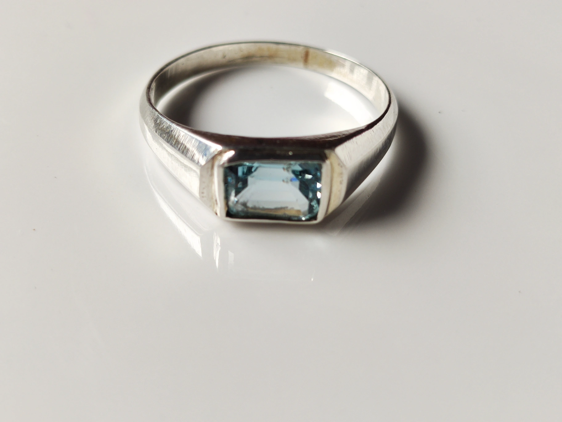 Aquamarine Ring for Men thumbnail 4