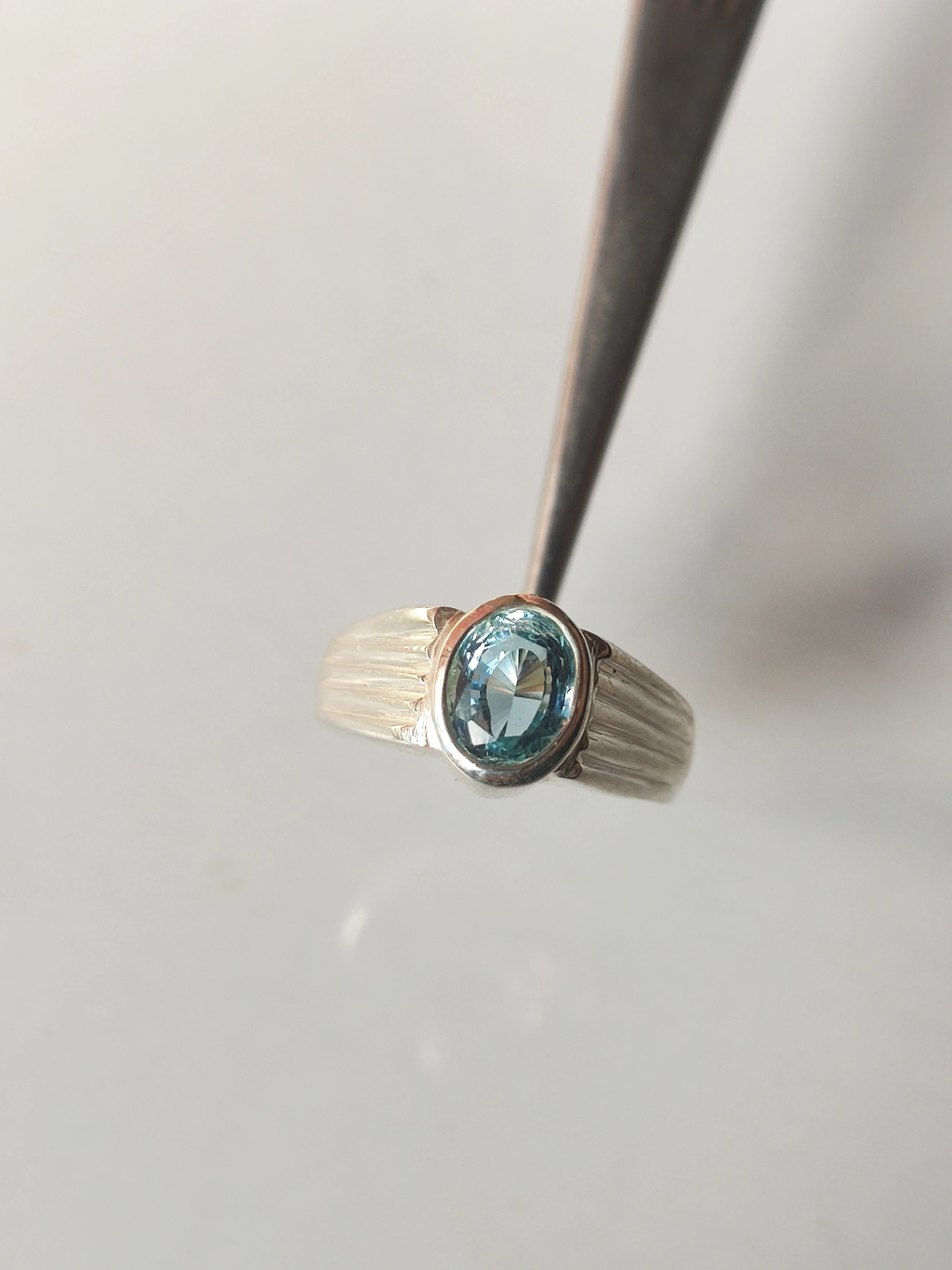 Aquamarine Ring for Men thumbnail 4