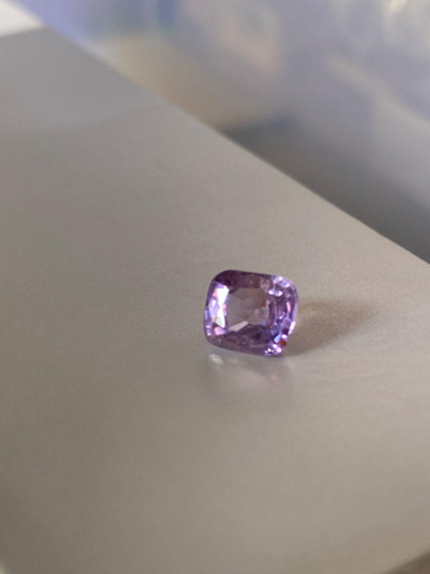 Violet Sapphire (Indher Neelam) - 1.6ct thumbnail 6