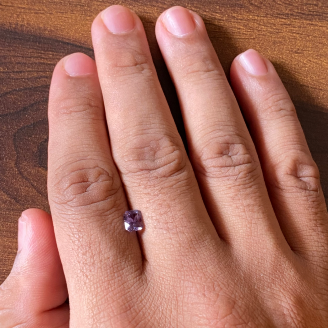 Violet Sapphire (Indher Neelam) - 1ct thumbnail 6
