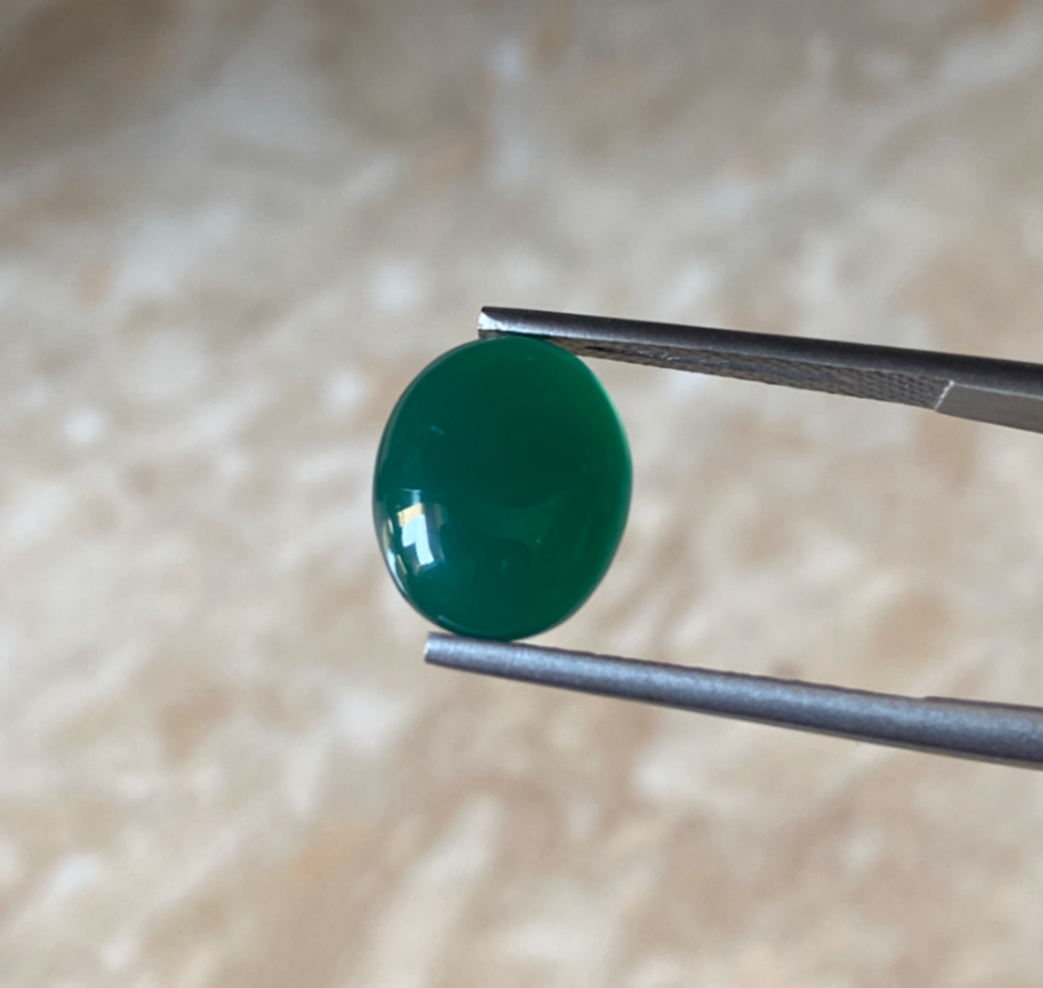 Green Aqeeq - 3.75ct thumbnail 3