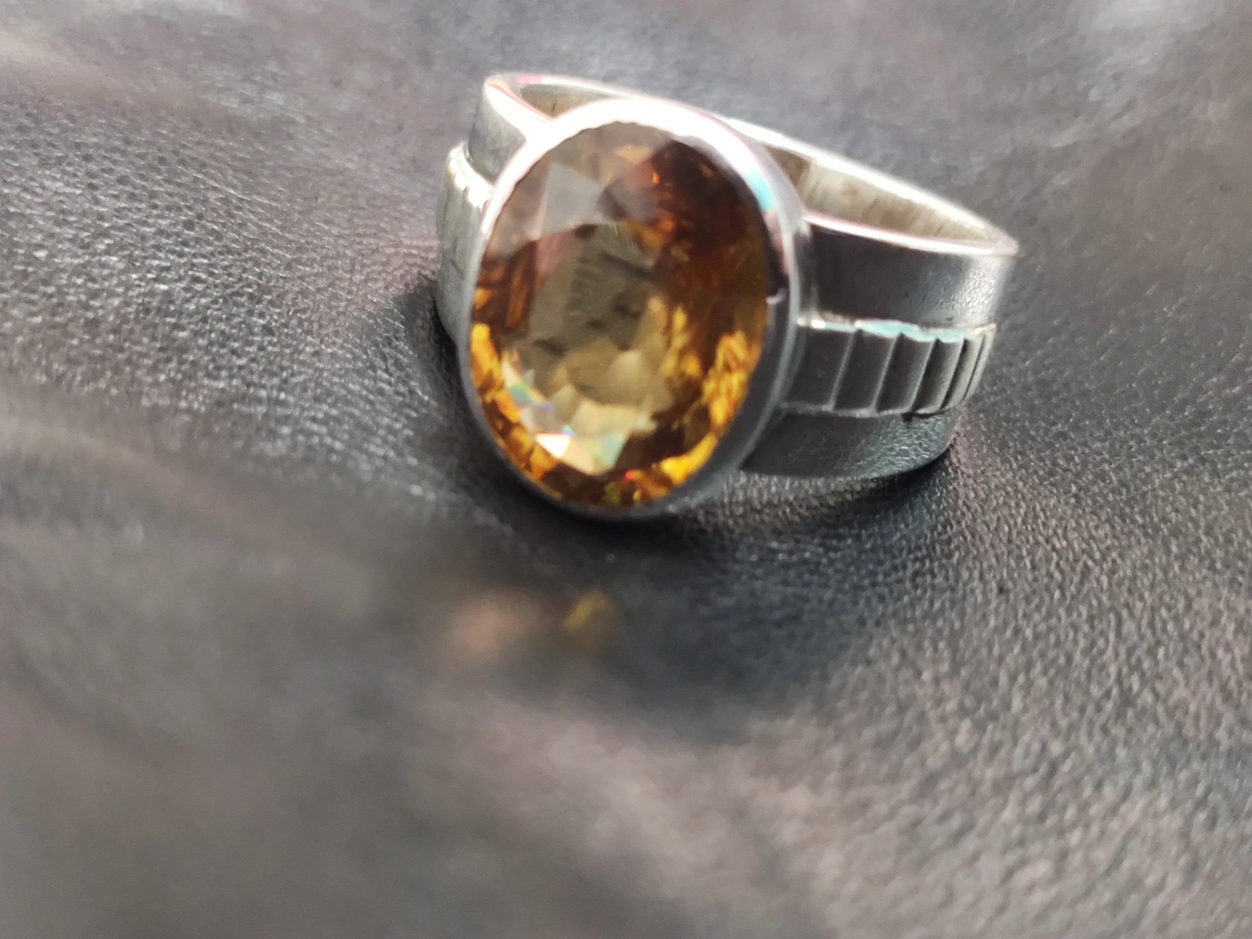 Citrine Sterling Silver Ring thumbnail 2
