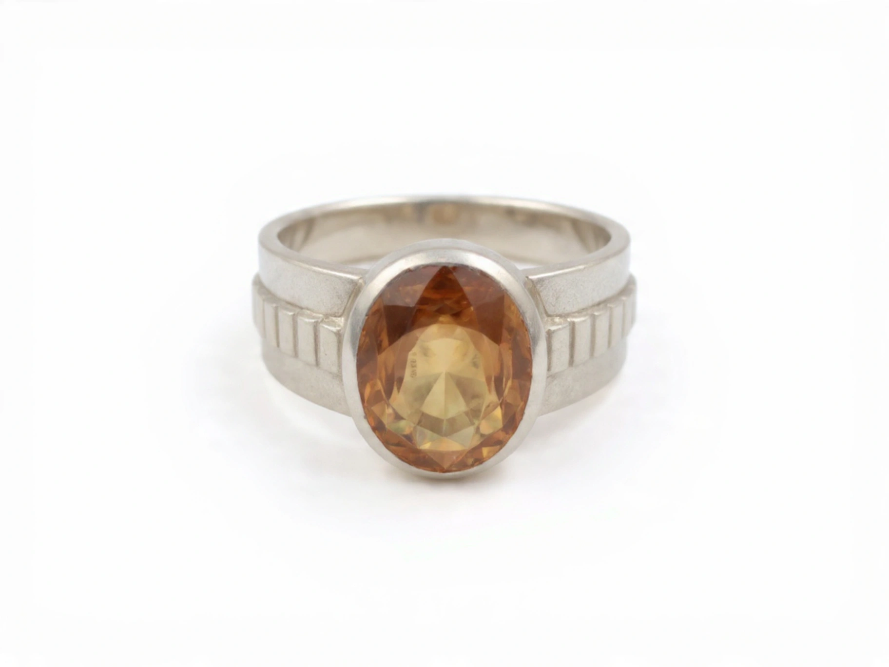 Citrine Sterling Silver Ring thumbnail 5