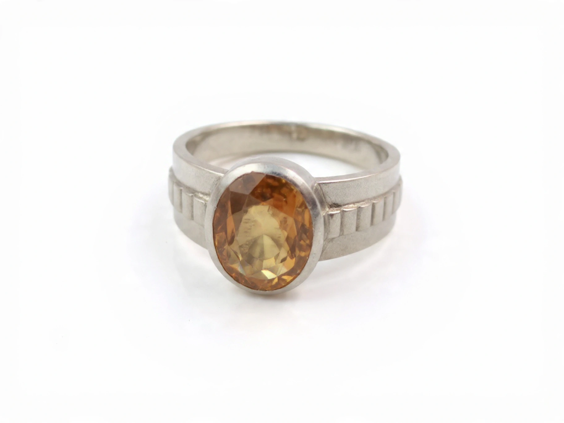 Citrine Sterling Silver Ring thumbnail 7