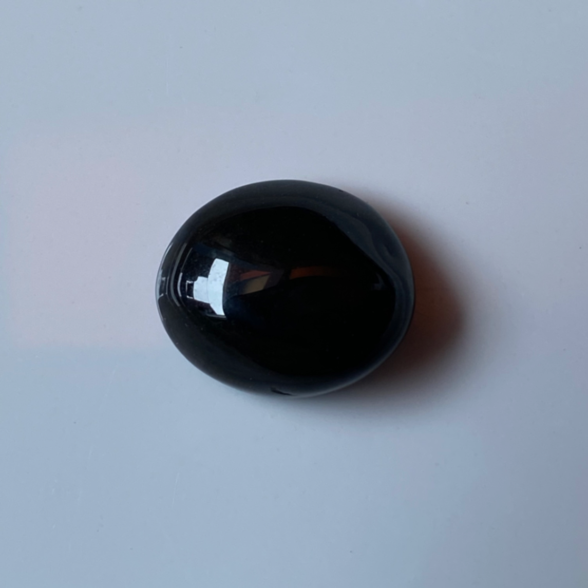 Black Aqeeq (Agate) - 9.65ct - Image 1