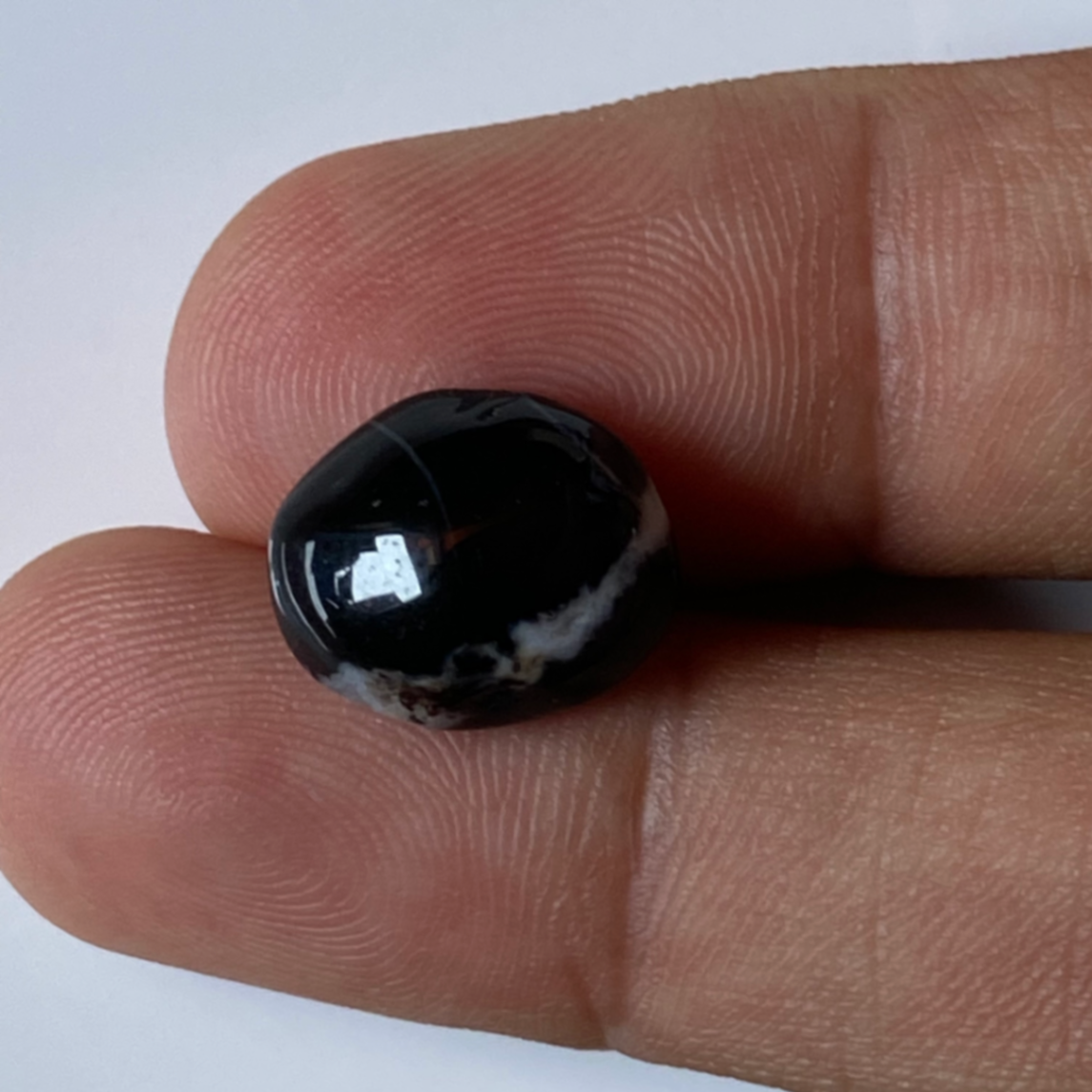 Black Aqeeq (Agate) - 6.75ct thumbnail 2