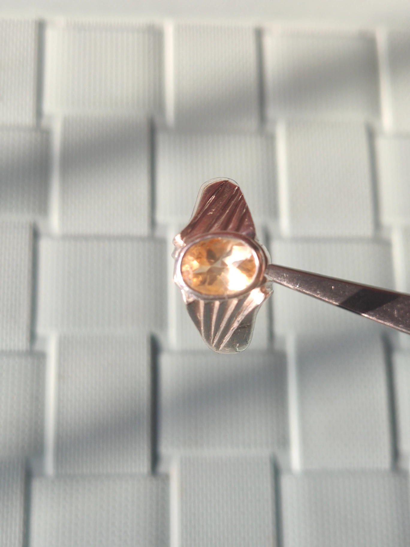 Citrine Sterling Silver Ring - Image 1