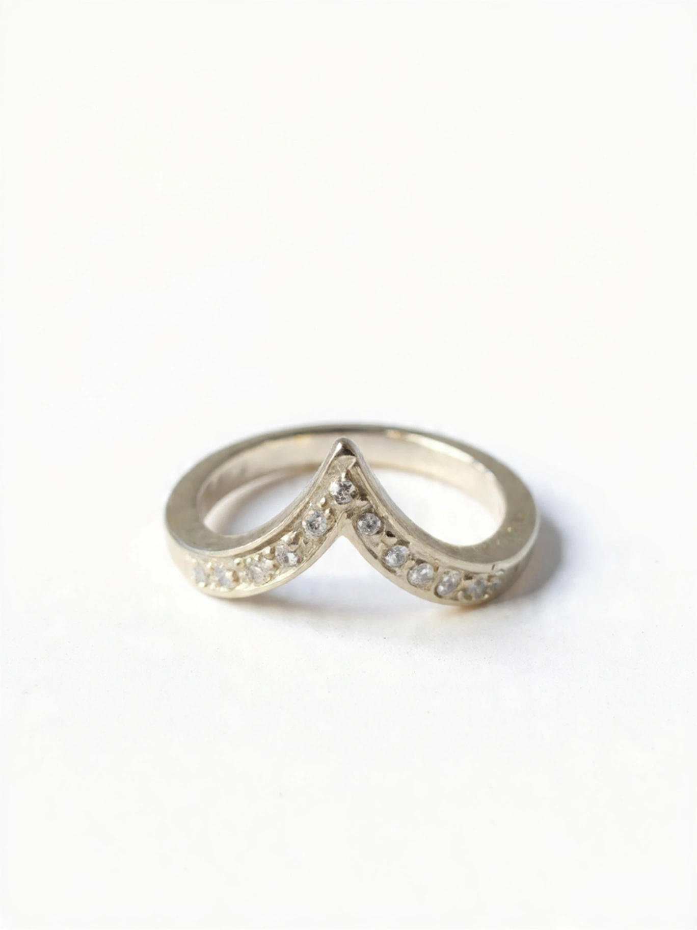 Cubic Zirconia Sterling Silver Ring - Image 1
