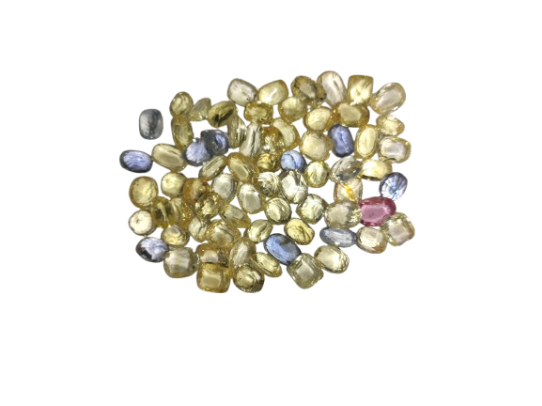 Mixed Sapphire Lot (Light Lustre)- 1.5ct Avg | MOQ - 100ct thumbnail 2