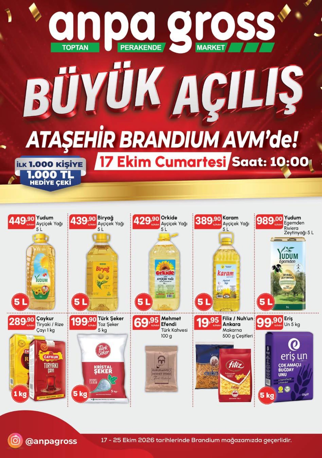 Anpagross Atasehir Brandium Avm Acilisa Ozel