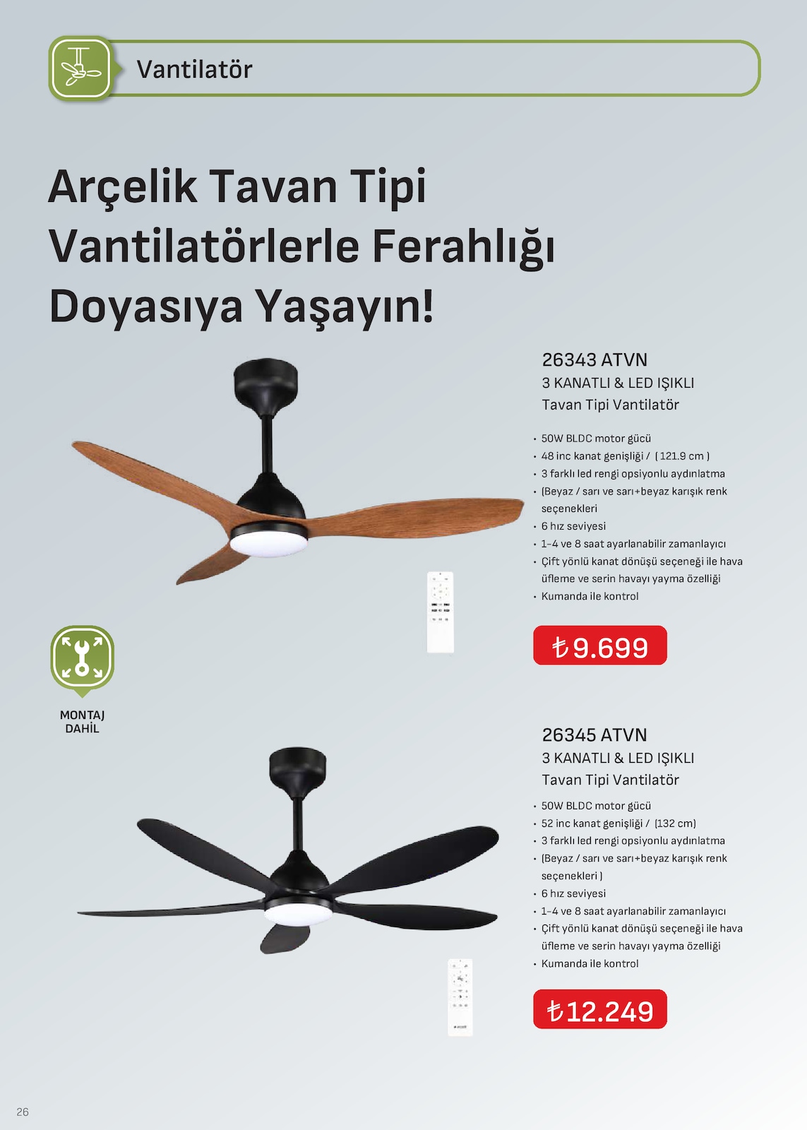 Arcelik İklimlendirme Brosuru — sayfa 17