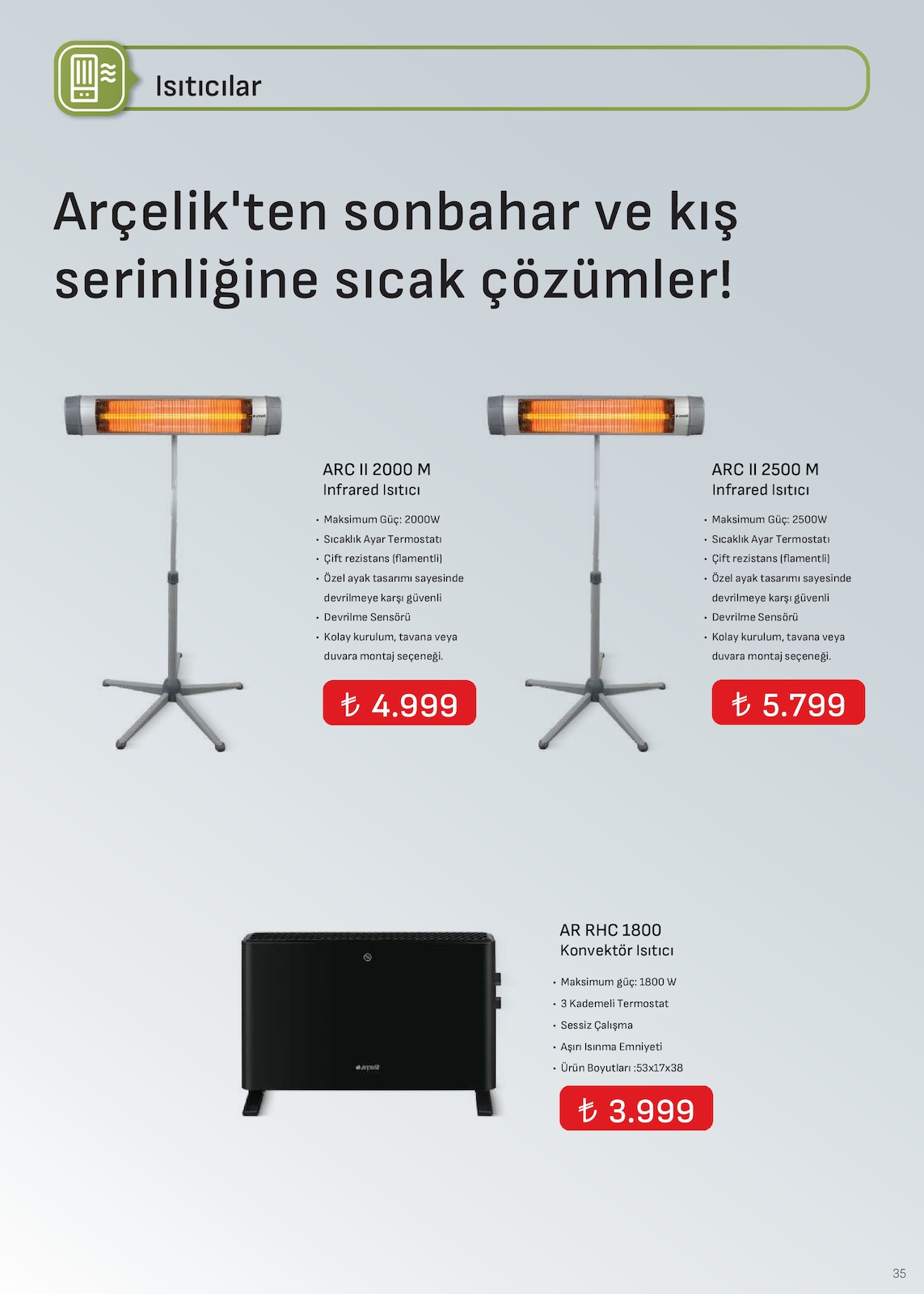 Arcelik İklimlendirme Brosuru — sayfa 42