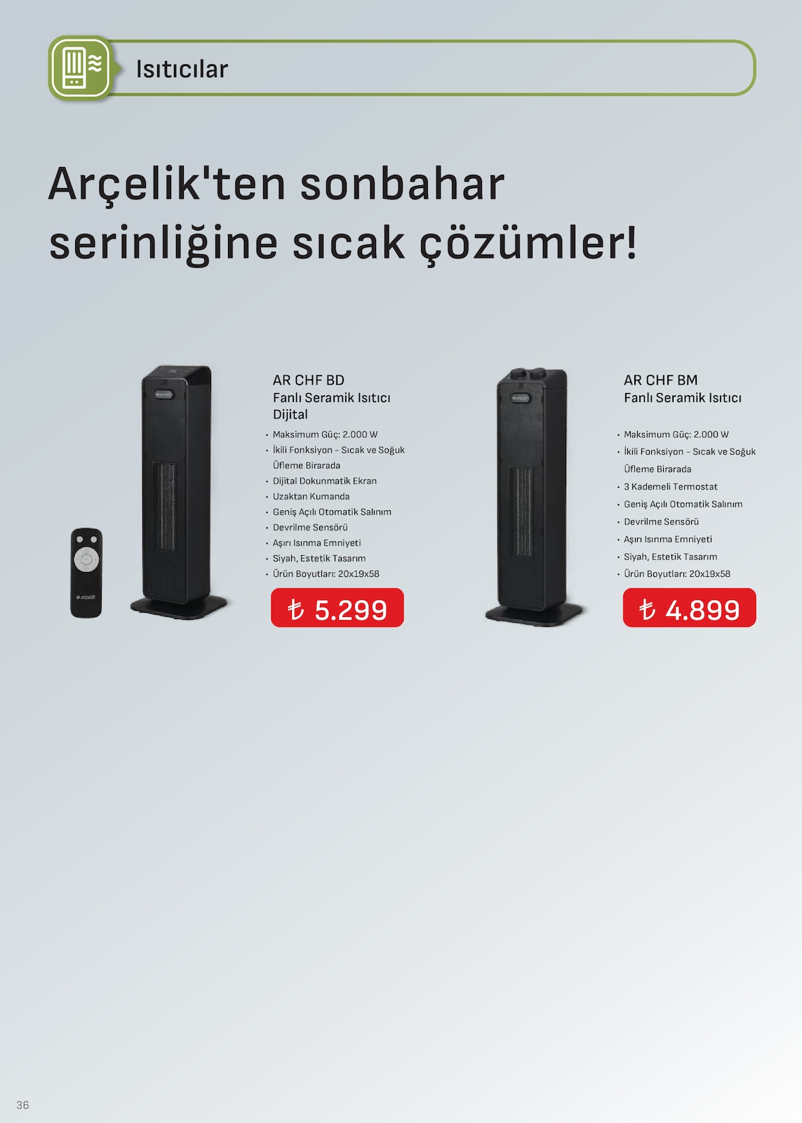 Arcelik İklimlendirme Brosuru — sayfa 43