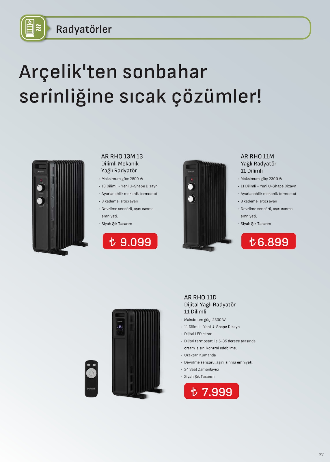 Arcelik İklimlendirme Brosuru — sayfa 44
