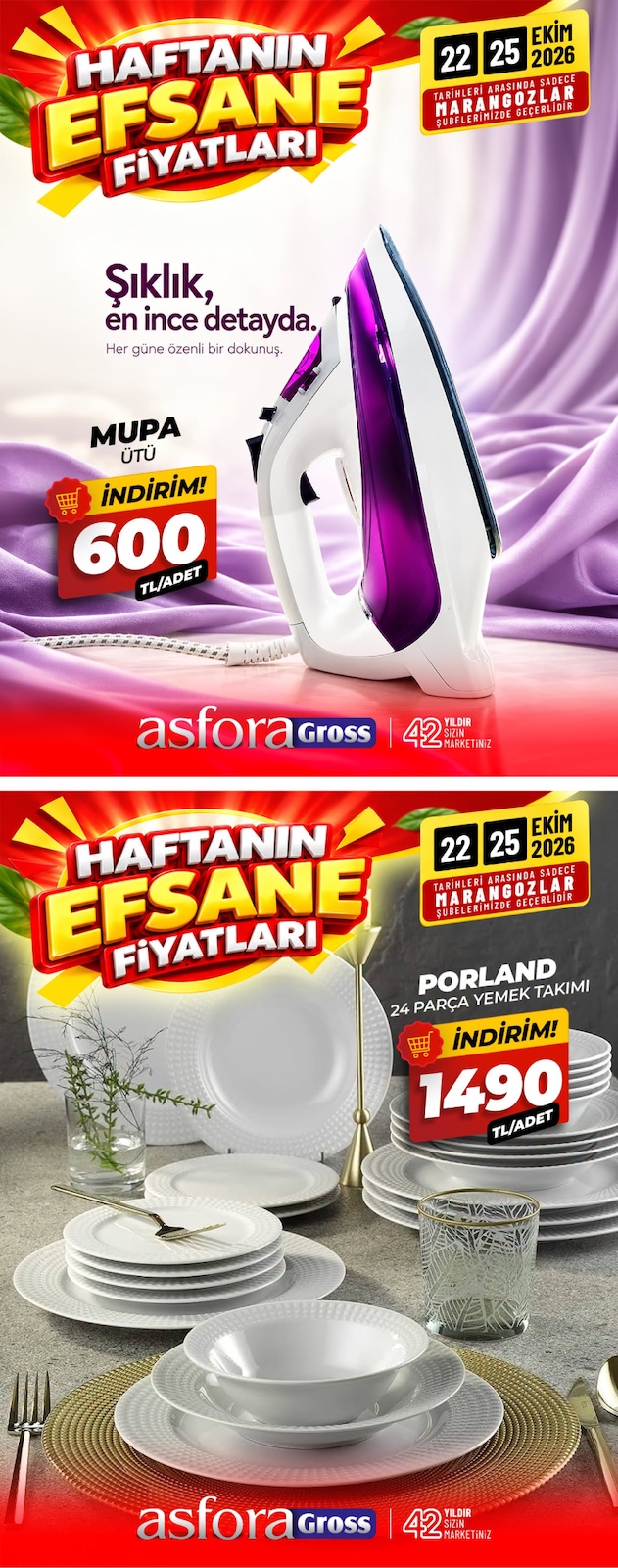Asforagross Marangozlar Subesine Ozel İndirim Brosuru