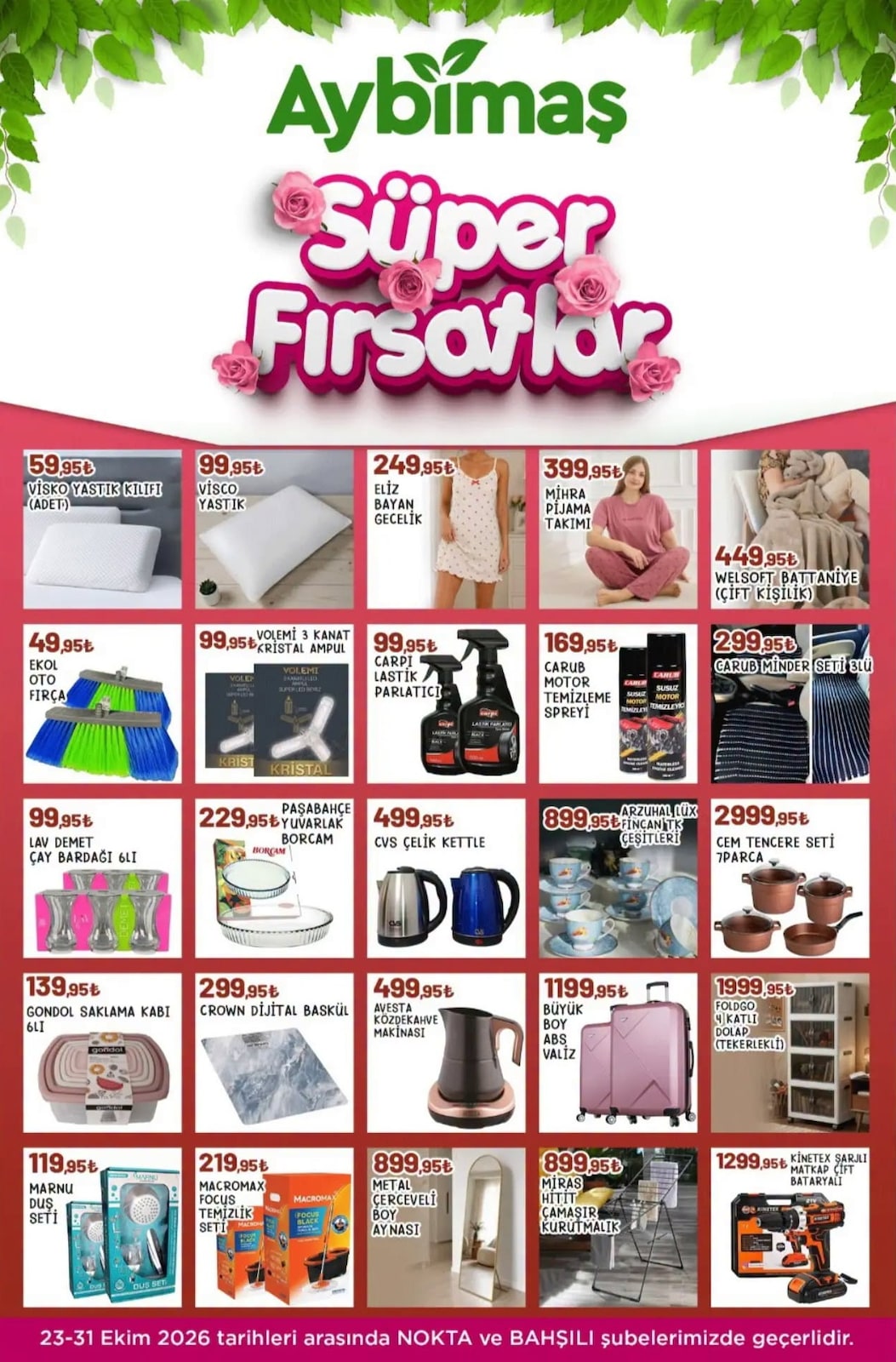 Aybimas Bahsili Nokta Subesi İndirim Brosuru