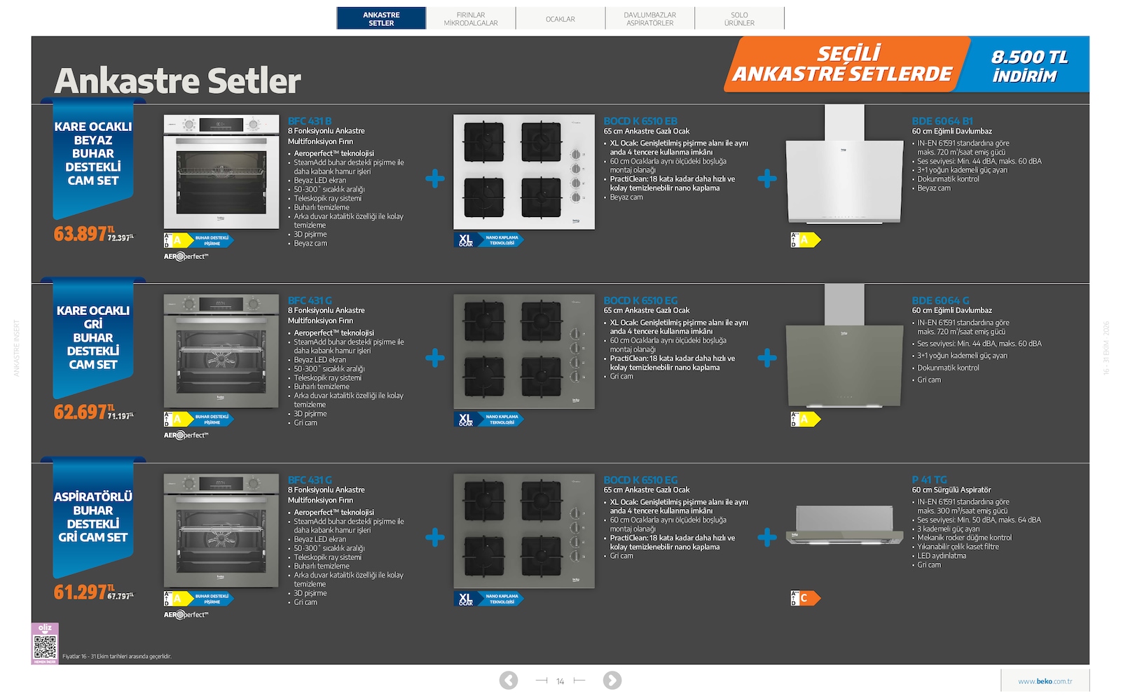 Beko Ankastre Brosuru — sayfa 30
