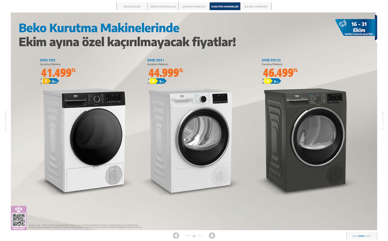 Beko Beyaz Esya Brosuru — sayfa 20
