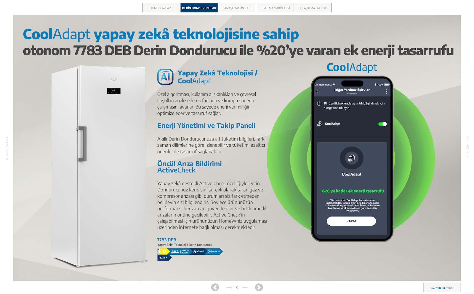 Beko Beyaz Esya Brosuru — sayfa 50