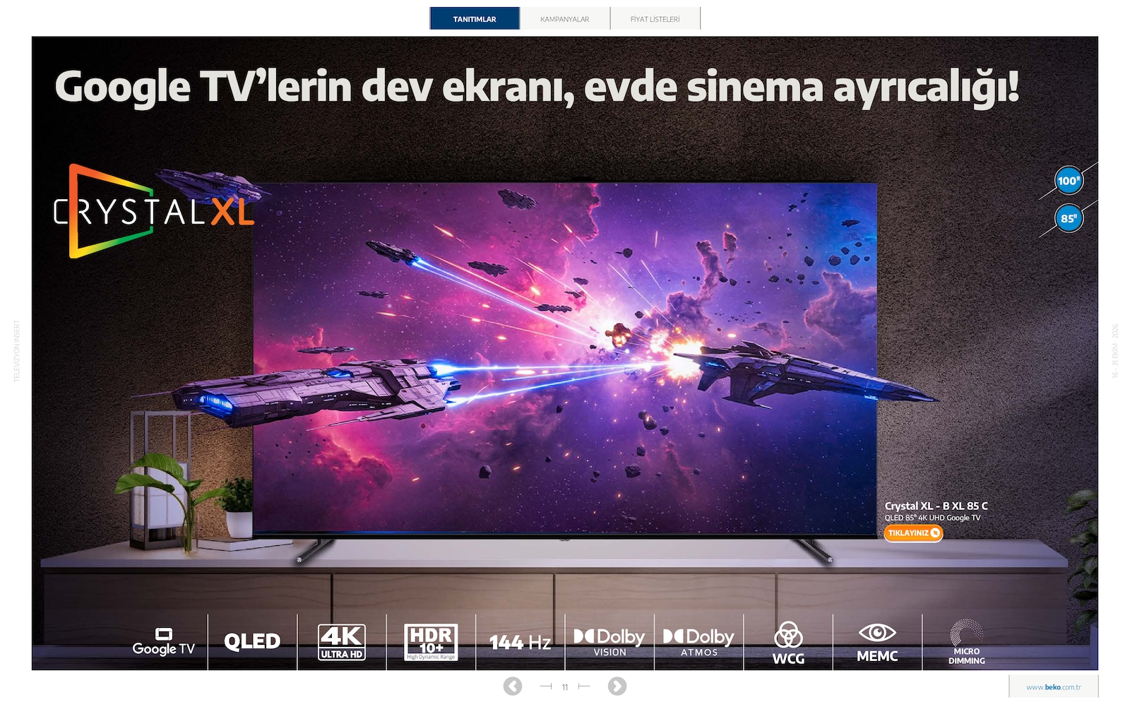Beko Elektronik Tv Brosuru — sayfa 11