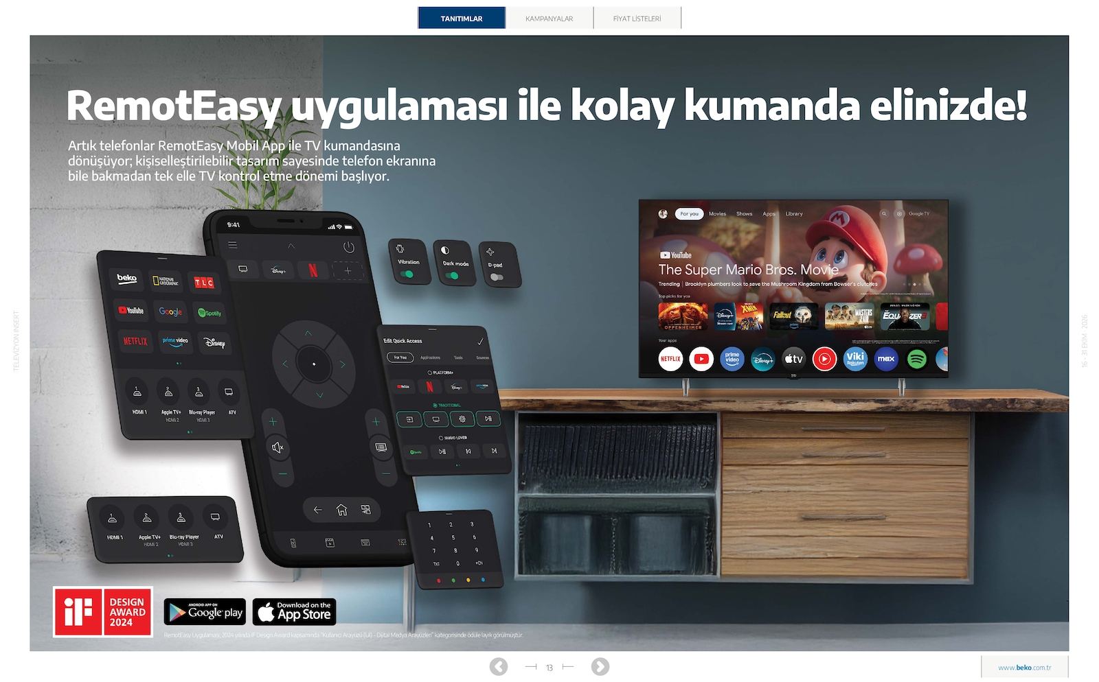 Beko Elektronik Tv Brosuru — sayfa 13