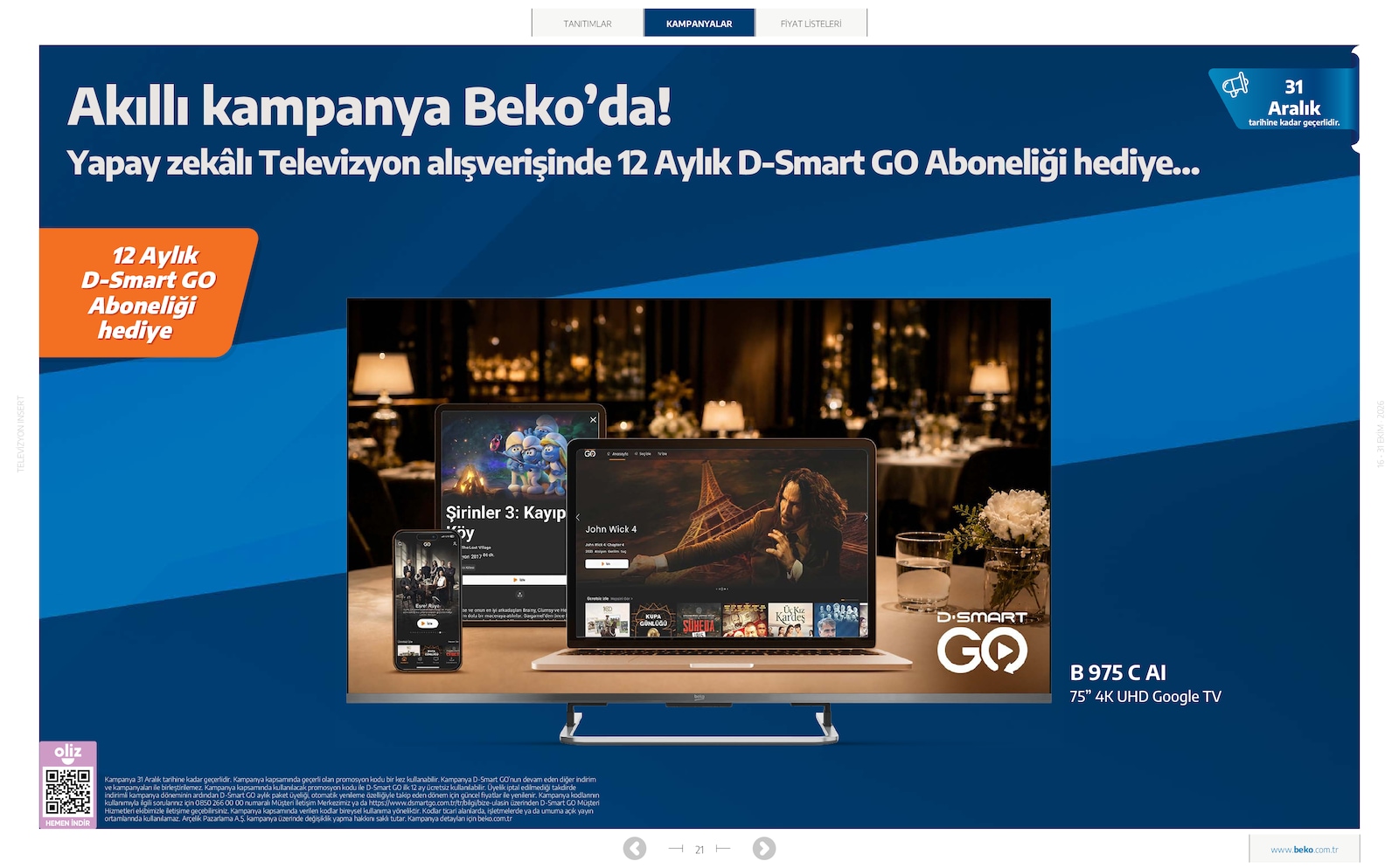 Beko Elektronik Tv Brosuru — sayfa 21