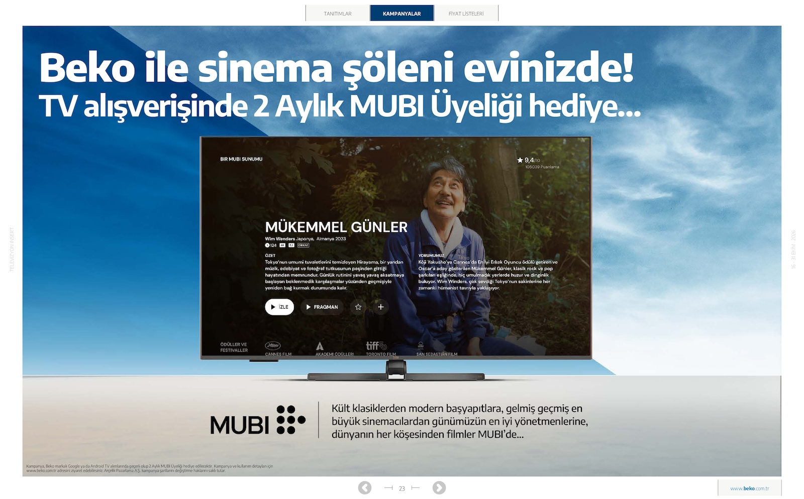 Beko Elektronik Tv Brosuru — sayfa 23
