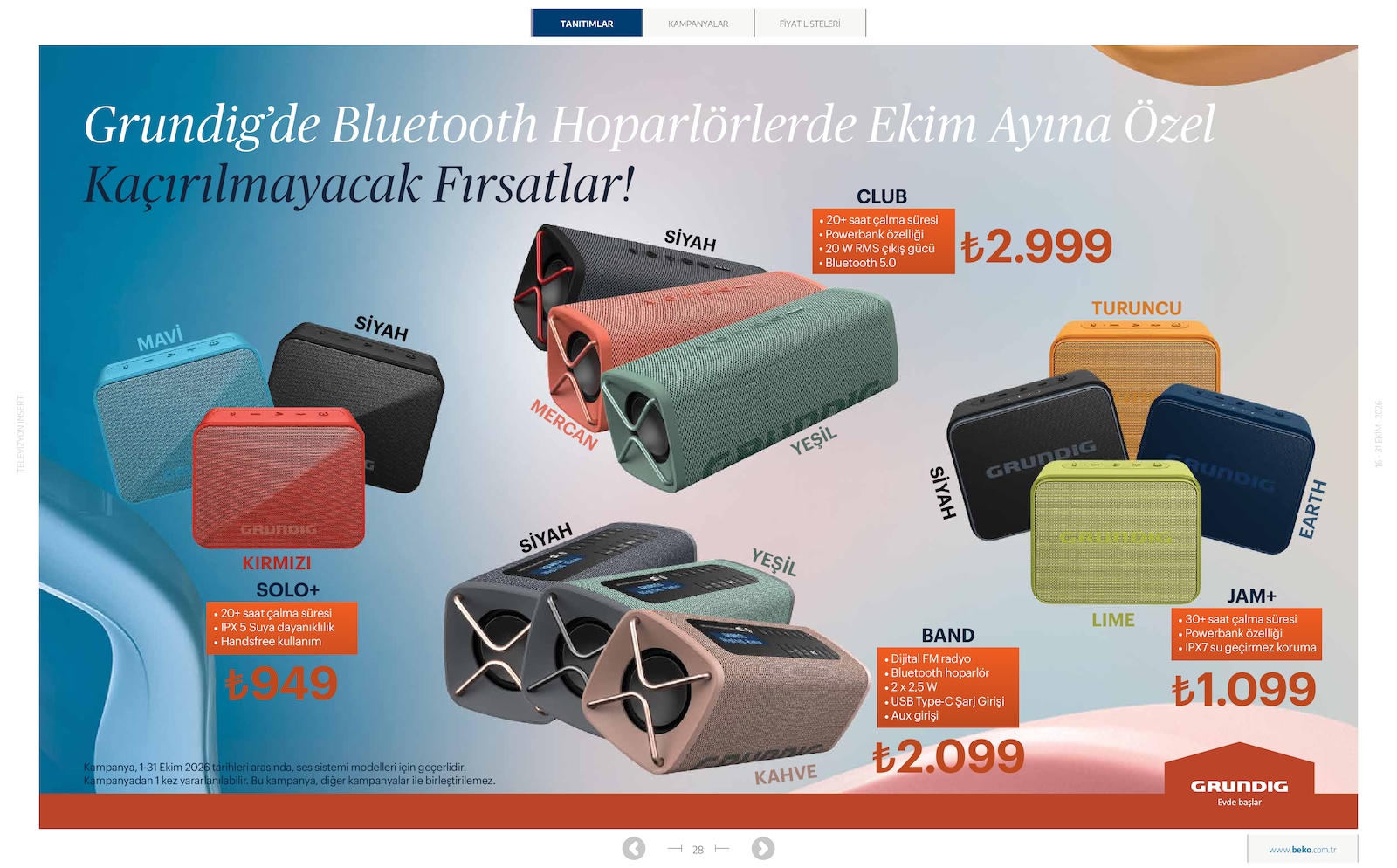 Beko Elektronik Tv Brosuru — sayfa 28
