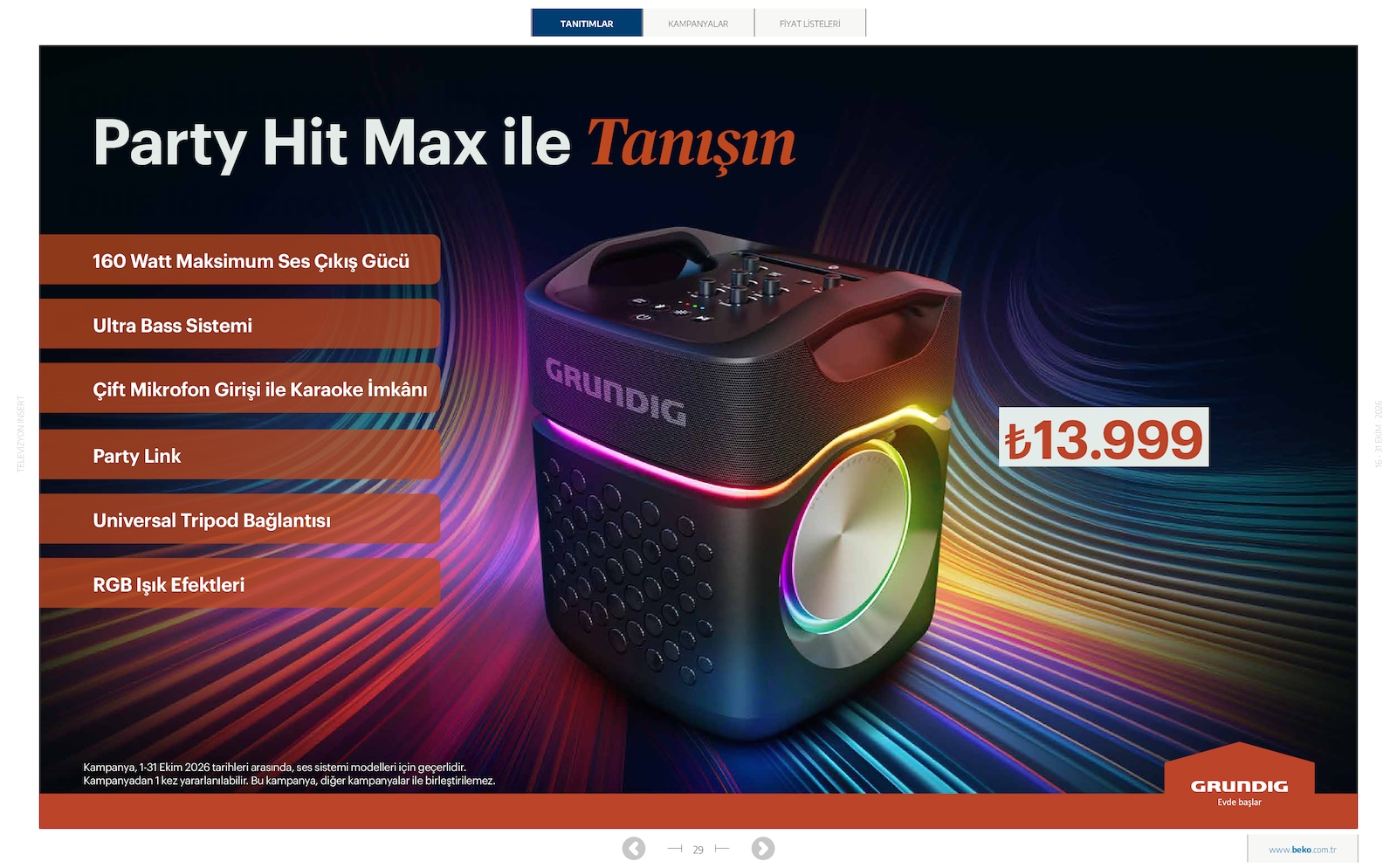 Beko Elektronik Tv Brosuru — sayfa 29